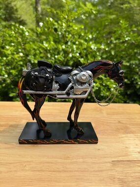 The Trail of Painted Ponies-Motorcycle Mustang #2494